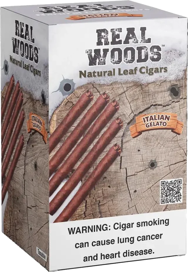 Real Woods Italian Gelato retail pack, front view